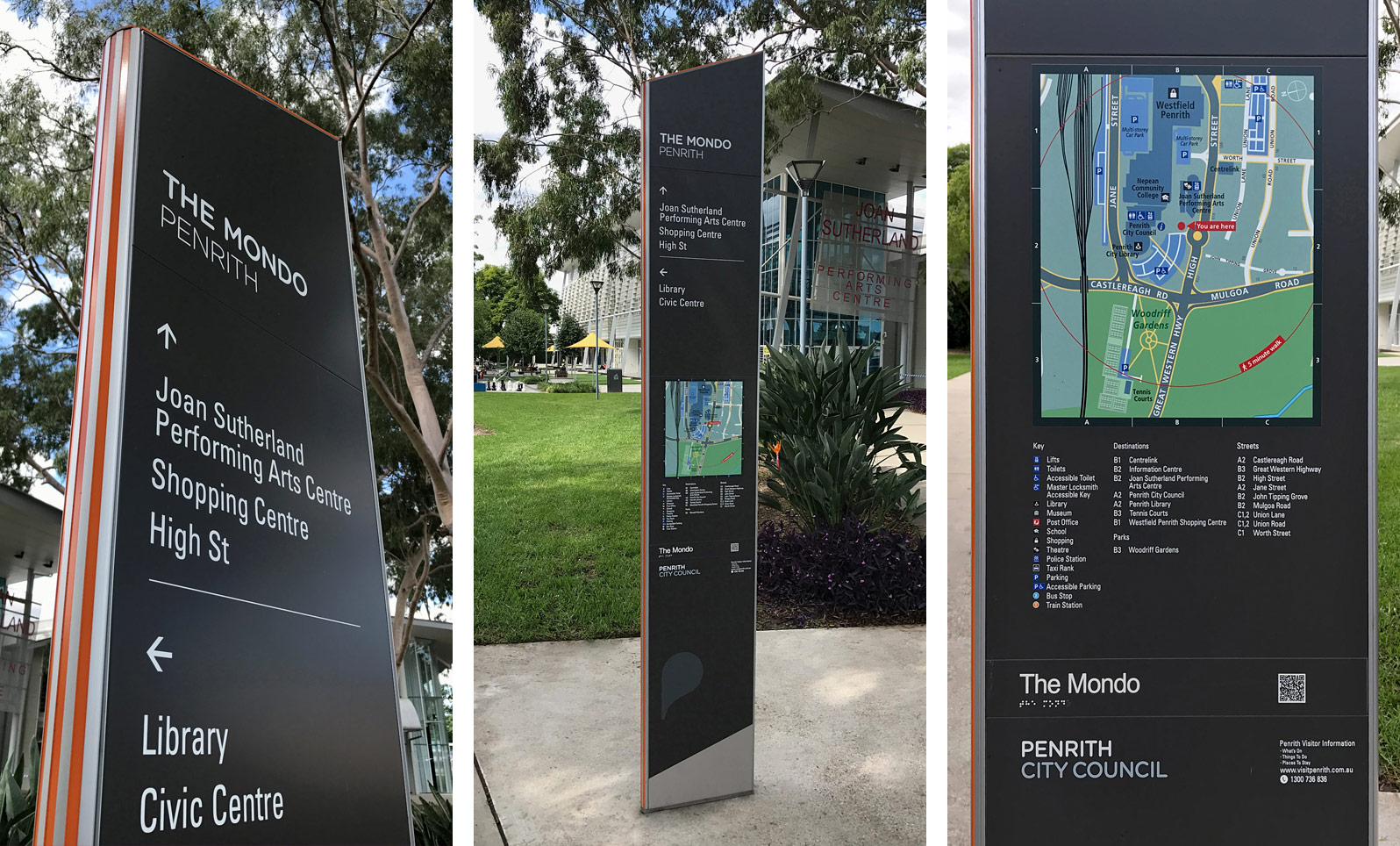 Penrith City Council Wayfinding Signage